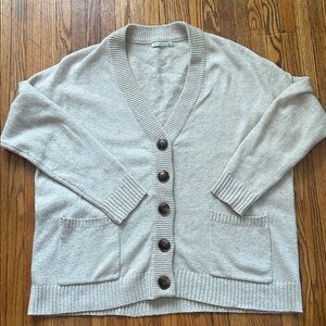 Staccato Cream Knit Button Down Cardigan